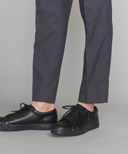 【WEB限定 WARDROBE SMART】LANATEC セットアップ/背抜きジャケット＆イージーパンツ LANATEC 品名：byS B88 W76 H92 JKT 1P LANTEC OX JKT/1P WARDROBE 遠目でみると無地のように見えますが