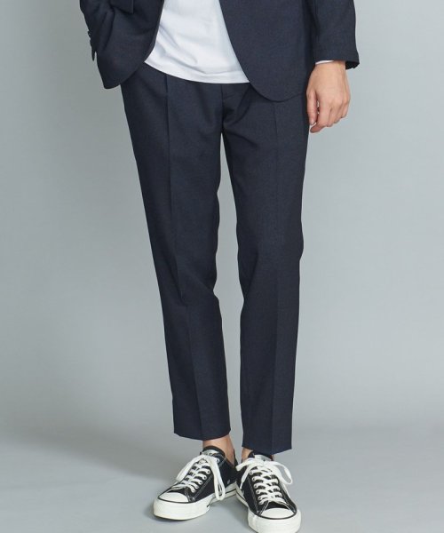 【WEB限定 WARDROBE SMART】LANATEC セットアップ/背抜きジャケット＆イージーパンツ LANATEC 品名：byS B88 W76 H92 JKT 1P LANTEC OX JKT/1P WARDROBE 遠目でみると無地のように見えますが