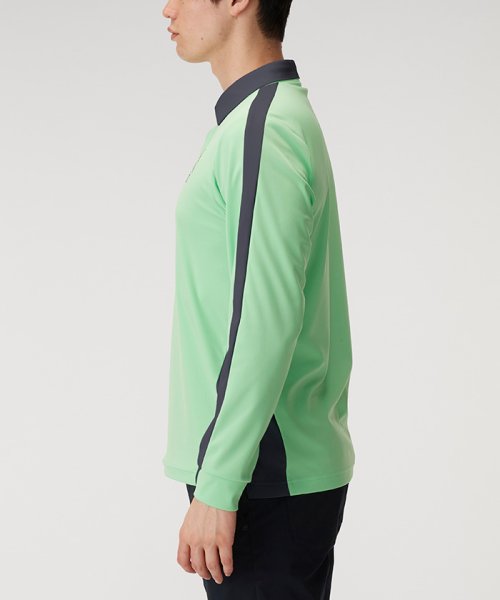 LANVIN SPORT(ランバン スポール)/【25周年】共地衿長袖シャツ【ECO/吸汗/UPF50+】【アウトレット】/img04