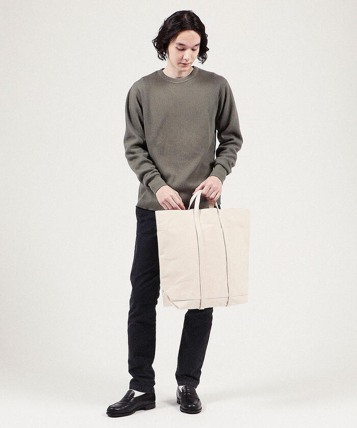 AMIACALVA ウォッシュドキャンバス トートバッグ