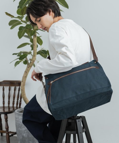 ボストンバッグ ショルダー パラフィン 2WAY メンズ レディース カバン 収納 便利 国産 日本製 オープンファスナー 牛革 本革 撥水 お出かけ Butl ショルダー パラフィン メンズ 撥水 Butler Verner Sails/バトラーバーナーセイルズ