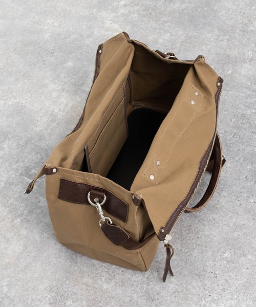 ボストンバッグ ショルダー パラフィン 2WAY メンズ レディース カバン 収納 便利 国産 日本製 オープンファスナー 牛革 本革 撥水 お出かけ Butl ショルダー パラフィン メンズ 撥水 Butler Verner Sails/バトラーバーナーセイルズ