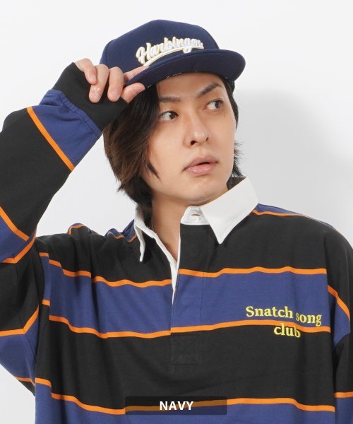 1111clothing(ワンフォークロージング)/ベースボールキャップ メンズ ストレートキャップ レディース 帽子 キャップ スナップバック 6パネル 刺繍 ロゴ 大きいサイズ 韓国ファッション 春 春夏 秋/img14