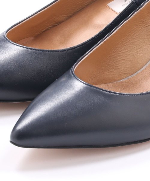 スティレットローヒールポインテッドパンプス シューズ T1692034378(12906円)