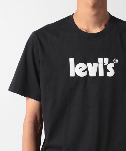 LEVI’S OUTLET(リーバイスアウトレット)/SS RELAXED FIT TEE POSTER LOGO CAVIAR GR/img03