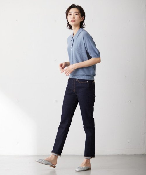 J.PRESS LADIES(J．プレス　レディス)/【洗える】BASIC STRETCH DENIM スキニー パンツ/img29