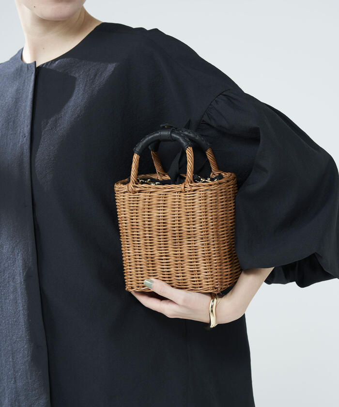 【BAGMATI/ バグマティ】◇【WEB限定】スクエアかごバッグ