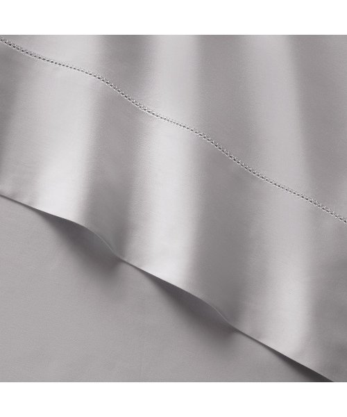 オーガニック コットン サティーン ボックスシーツ/ダブルサイズ TEXRのMade in 312番手双糸を使うことで実現した