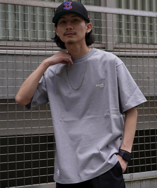 Schott(ショット)/S/S T－SHIRT "STANDARD LEATHER"/半袖 Tシャツ "スタンダードレザー/img01