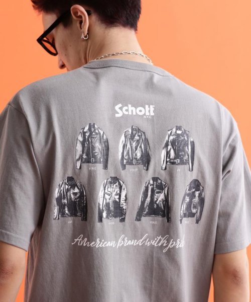 Schott(ショット)/S/S T－SHIRT "STANDARD LEATHER"/半袖 Tシャツ "スタンダードレザー/img02