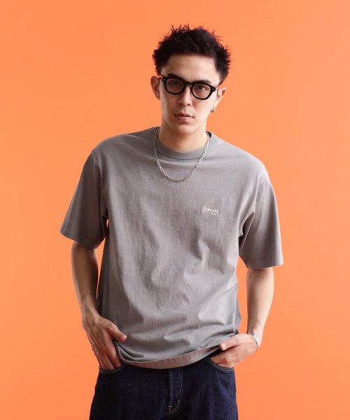 Schott(ショット)/S/S T－SHIRT "STANDARD LEATHER"/半袖 Tシャツ "スタンダードレザー/img03