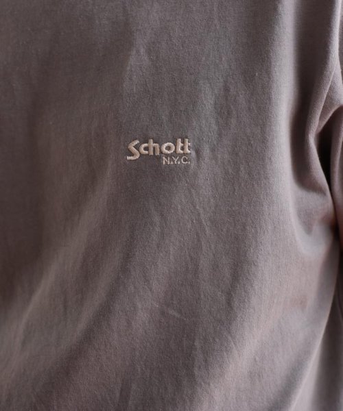 Schott(ショット)/S/S T－SHIRT "STANDARD LEATHER"/半袖 Tシャツ "スタンダードレザー/img10