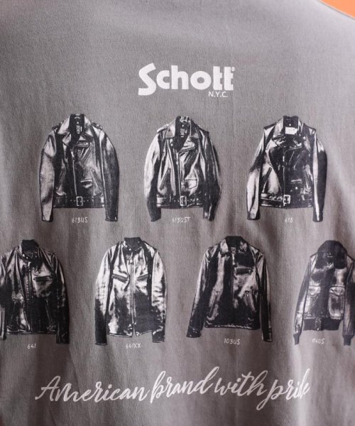 Schott(ショット)/S/S T－SHIRT "STANDARD LEATHER"/半袖 Tシャツ "スタンダードレザー/img12