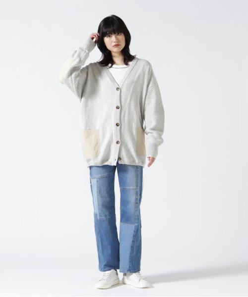 AVIREX(AVIREX)/NEW BACK V NECK CARDIGAN/ バックVネックカーディガン/img09