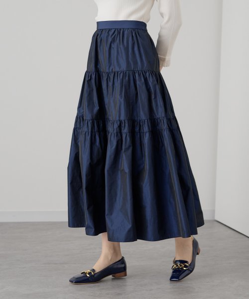 シャンブレータフタティアード スカート D1610834111(12441円)