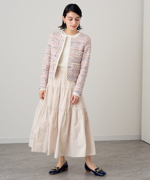 シャンブレータフタティアード スカート D1610834111(12441円)