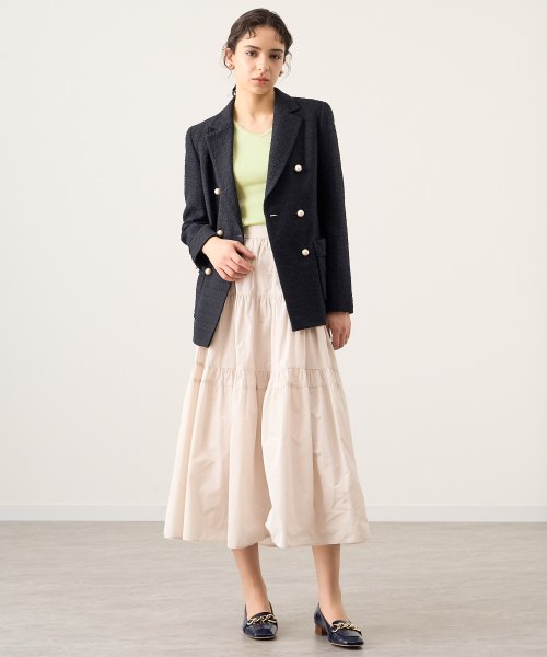 シャンブレータフタティアード スカート D1610834111(12441円)