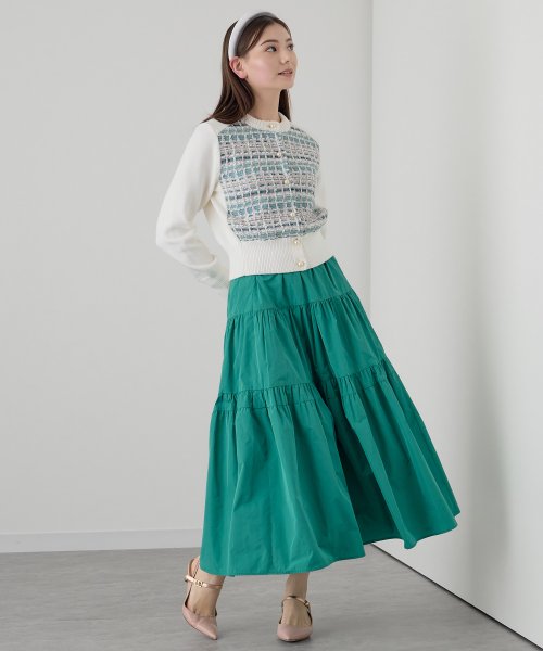 シャンブレータフタティアード スカート D1610834111(12441円)