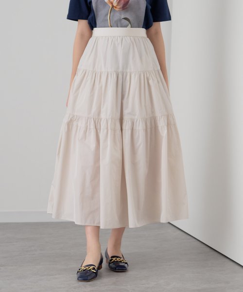 シャンブレータフタティアード スカート D1610834111(12441円)