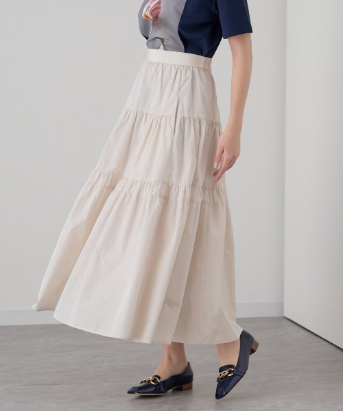 シャンブレータフタティアード スカート D1610834111(12441円)