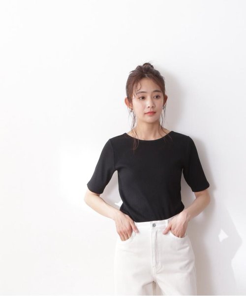 N Natural Beauty Basic(エヌナチュラルビューティベーシック)/三角テレコ半袖Ｔシャツ/img04