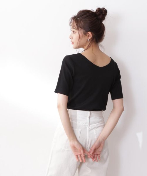 N Natural Beauty Basic(エヌナチュラルビューティベーシック)/三角テレコ半袖Ｔシャツ/img06