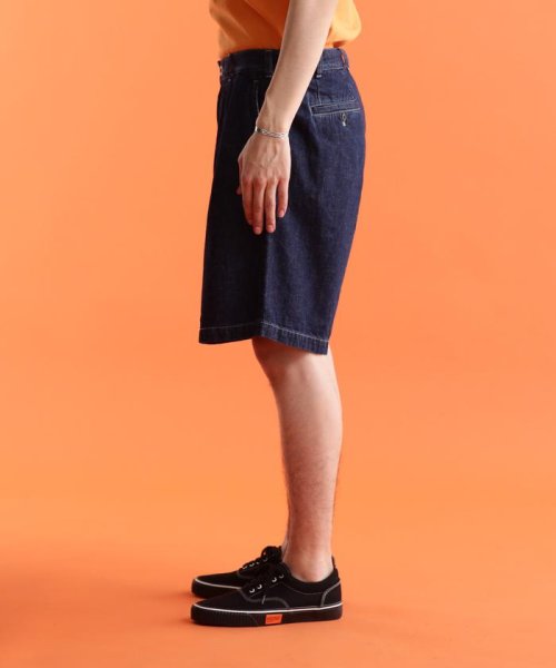 Schott(ショット)/NEP DENIM 2TUCK SHORTS/ネップデニム 2タックショーツ/img02