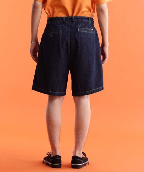 Schott(ショット)/NEP DENIM 2TUCK SHORTS/ネップデニム 2タックショーツ/img03