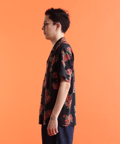 Schott(ショット)/WEB LIMITED/HAWAIIAN SHIRT BANDANA ROSE/アロハシャツ バンダナローズ/img02