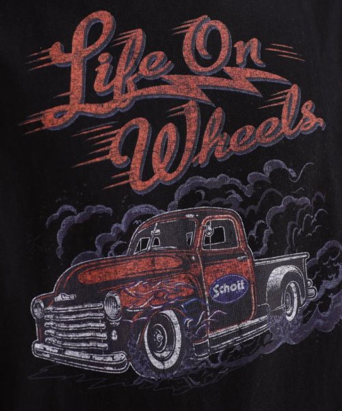 Schott(ショット)/T－SHIRT LIFE ON WHEELS/Tシャツ "ライフ オン ホイールズ/img05