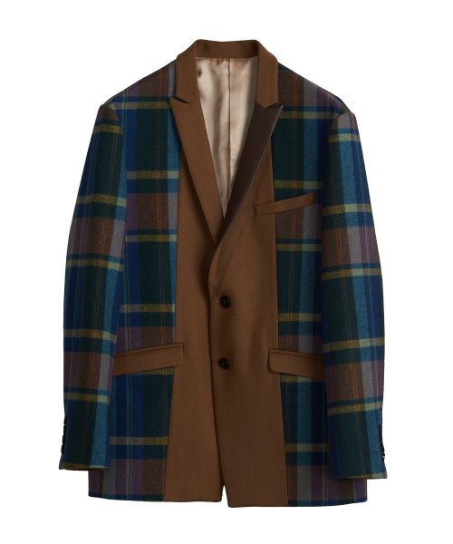 スイッチングピークドラペル2B－JKT 