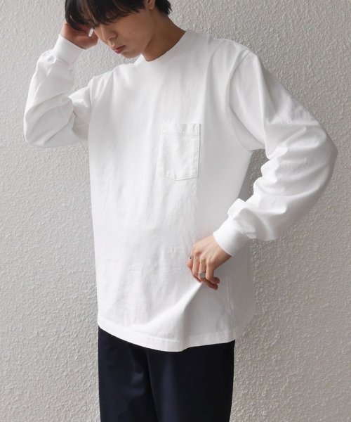 SHIPS any MEN(シップス　エニィ　メン)/【SHIPS any別注】LA APPAREL: 8.5oz 長袖 Tシャツ 23SS◇/img04