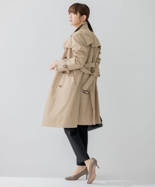 コットンポリエステルギャバジン ロング トレンチコート コットンポリエステルギャバジン 品番 トレンチコート