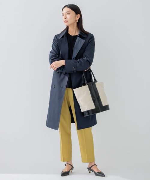 コットンポリエステルギャバジン ロング トレンチコート コットンポリエステルギャバジン 品番 トレンチコート