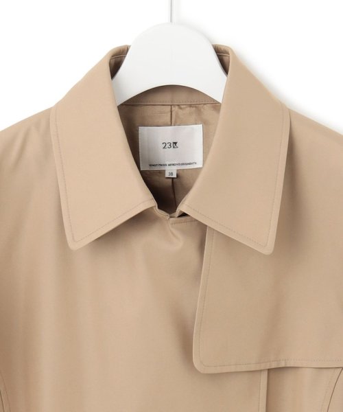 コットンポリエステルギャバジン ロング トレンチコート コットンポリエステルギャバジン 品番 トレンチコート