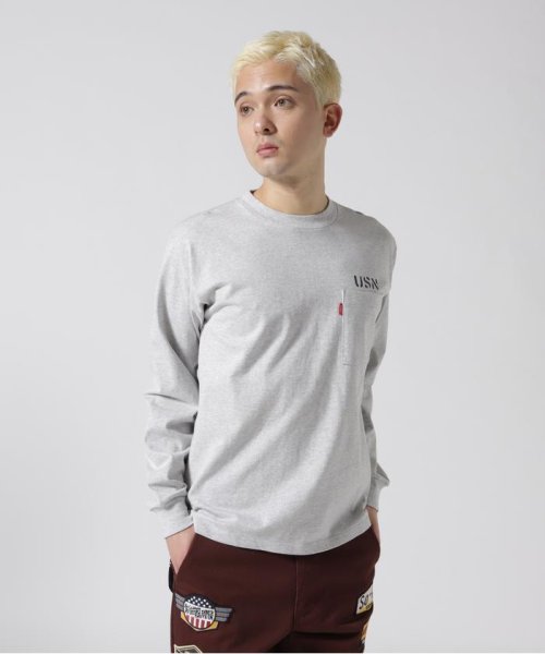 AVIREX(AVIREX)/ネイバル パッチ ロングスリーブ Tシャツ/NAVAL PATCH LONG SLEEVE T－SHIRT/img22