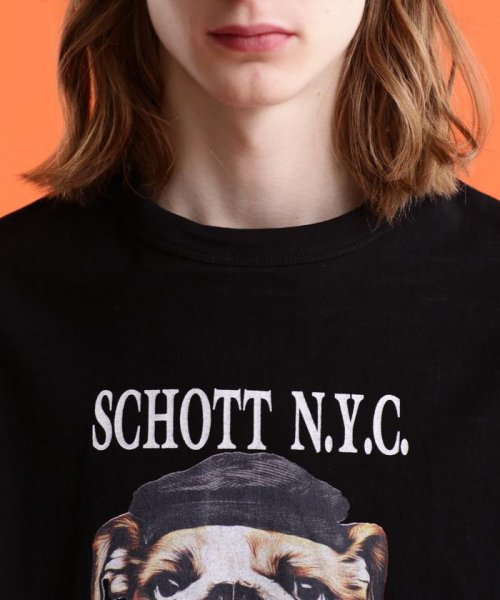 Schott(ショット)/S/S T－SHIRT "BULLDOG"/半袖Tシャツ"ブルドッグ/img04
