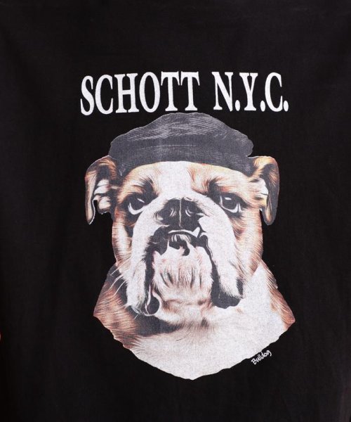 Schott(ショット)/S/S T－SHIRT "BULLDOG"/半袖Tシャツ"ブルドッグ/img06