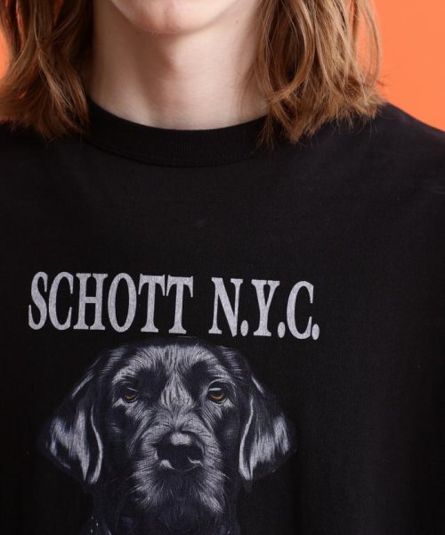 Schott(ショット)/S/S T－SHIRT "LABRADOR RETRIEVER"/半袖 Tシャツ 'ラブラドール レトリバー'/img04