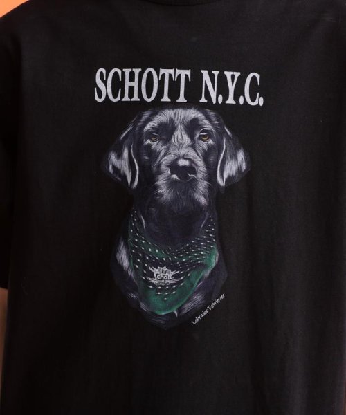 Schott(ショット)/S/S T－SHIRT "LABRADOR RETRIEVER"/半袖 Tシャツ 'ラブラドール レトリバー'/img06