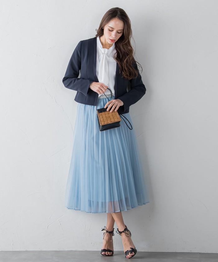 新商品通販 □ANVYl□マットオーガンジープリーツスカート | artfive.co.jp