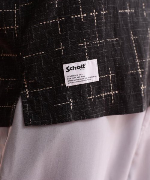 Schott(ショット)/KASURI PLAID SS SHIRT/カスリ プレイド 半袖シャツ/img07