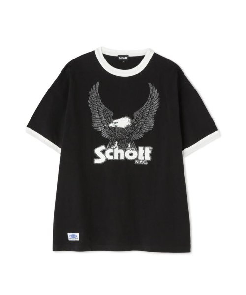 Schott(ショット)/RINGER T－SHIRT GLITTER EAGLE/リンガー Tシャツ "グリッターイーグル/img08