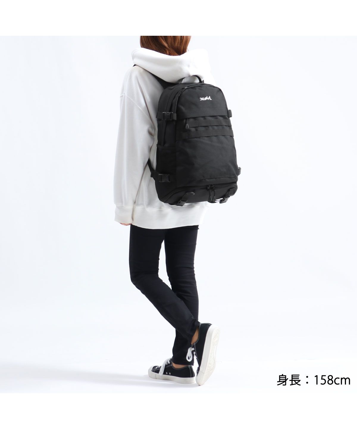 エックスガール リュック Ｘ－girl MILLS LOGO ADVENTURE BACKPACK