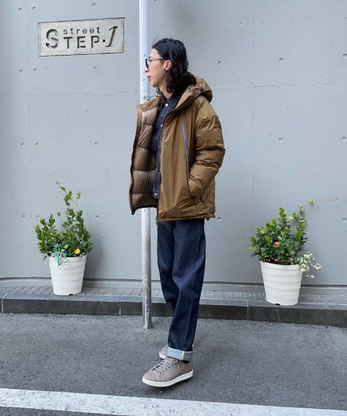 『別注』NANGA×UR　AURORA 3layer downblouson 素材の特性上