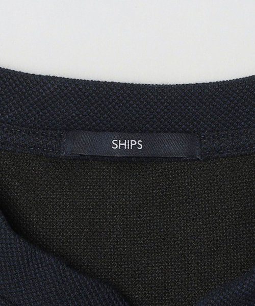 SHIPS MEN(シップス　メン)/*SHIPS: ワンポイント ロゴ バーズアイ ヘンリーネック ロングスリーブ Tシャツ (ロンT)/img30