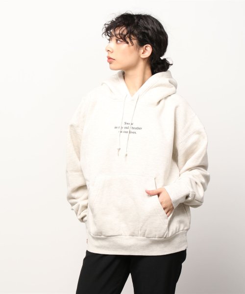 ALWAYS GOOD TIME NEW BASIC STORE(オールウェイグッドタイムニューベーシックストア)/【CommonNoun/コモンナウン】"DOG"hirochika machida 裏起毛プルパーカー/img10