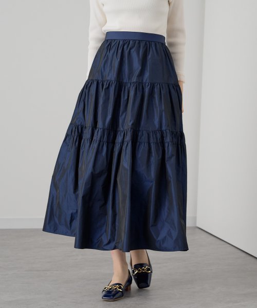 シャンブレータフタティアード スカート D1610834111(12441円)