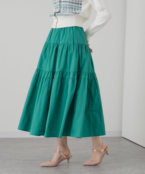 シャンブレータフタティアード スカート D1610834111(12441円)