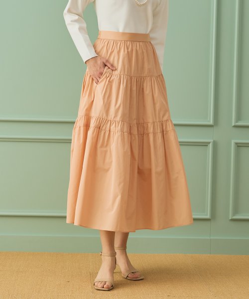 シャンブレータフタティアード スカート D1610834111(12441円)